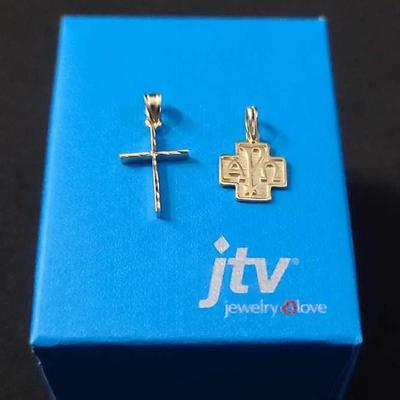 10K Cross Pendants