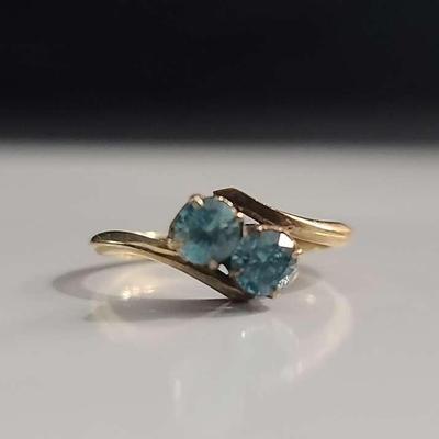 14K Gemstone Ring Size 7