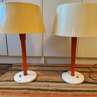 2 MCM 1960’s Gerald Thurston Lightolier Table Lamps