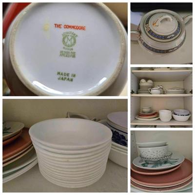  Kitchen Cabinet Lot, Dishes, Noritake China