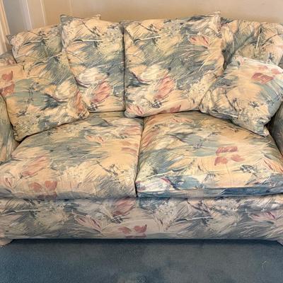Retro 1980’s Loveseat/ Sofa