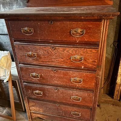 Vintage Chest Of Drawers-5 Drawer