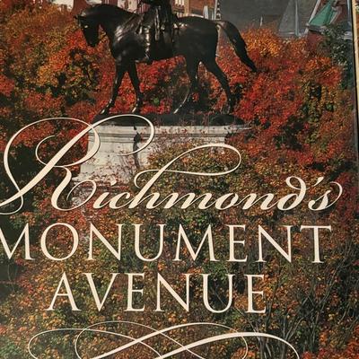 Three NWT “Richmond’s Monument Avenue” Hardback Coffee Table Books