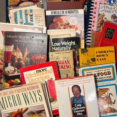 Assortment Of Cookbooks & Hand Written Recipes 
