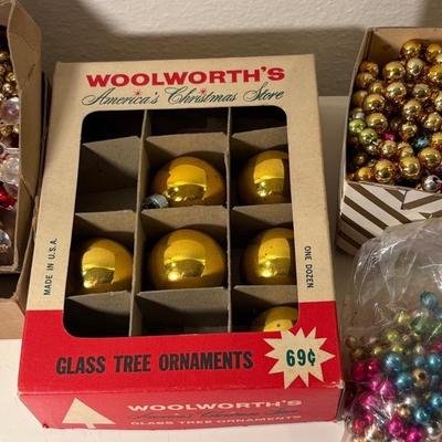 Two Totes Of Christmas Ornaments-New & Old