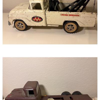 Vintage TONKA Wrecker Truck, Buddy Flatbed Truck