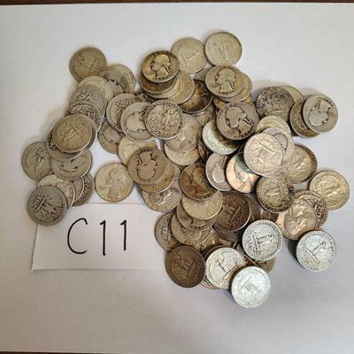 Pre '65 Washington Quarters