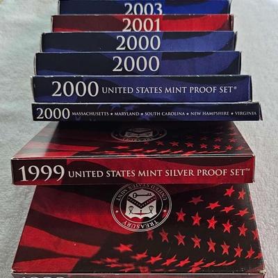 10 Sets of US Mint Proof Set
