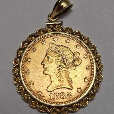 Liberty Head Pendant