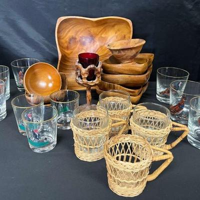 Ct454 monkey wood and barware