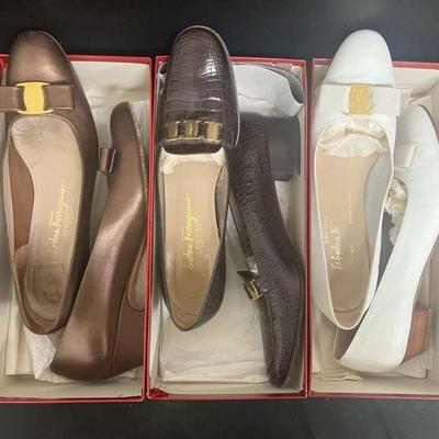 Sr1011 vintage salvatore ferragamo women s shoes #3