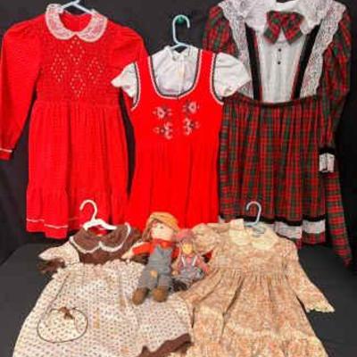 Ct577 vintage girls clothes