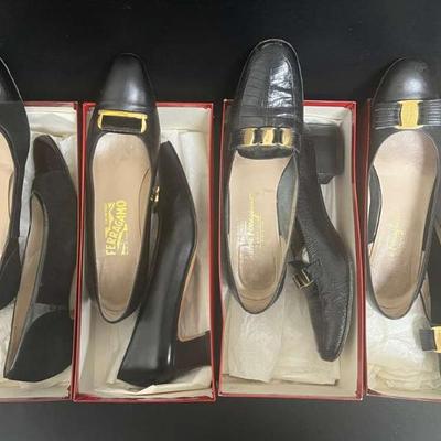Sr1009 vintage salvatore ferragamo women s shoes #1