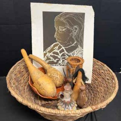 Ct464 vintage native inspired decor