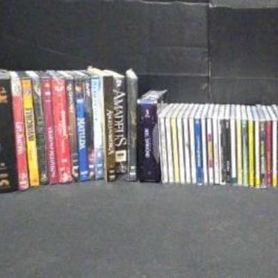 Ct517 mystery lot 1 cds, dvds, vhs