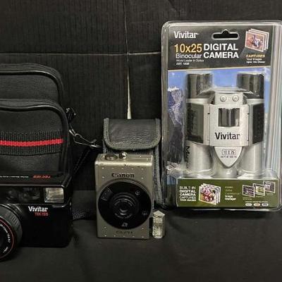 Ct556 vintage vivid and canon cameras