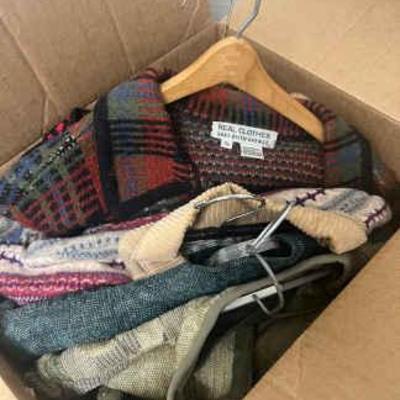 Sr1016 vintage sweaters for women mystery lot
