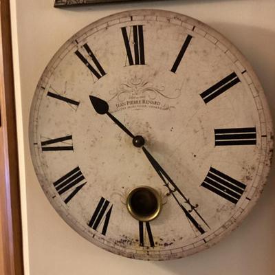 Sale Photo Thumbnail #196: Round wall clock with roman numerals