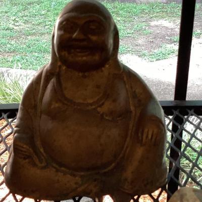 Sale Photo Thumbnail #167: Happy wooden buddha