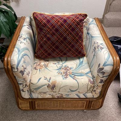 Sale Photo Thumbnail #243: Rattan arm chair