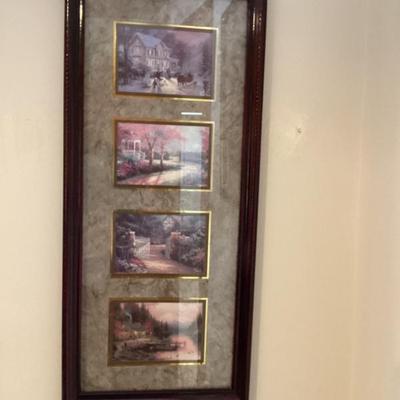 Sale Photo Thumbnail #215: Wall art 4 Thomas Kincade prints