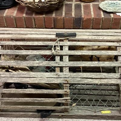 Wooden lobster trap