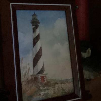 Sale Photo Thumbnail #217: Wall art Cape Hatteras lighthouse