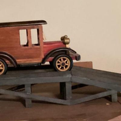 Hand made wood truck