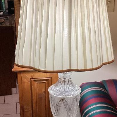 Sale Photo Thumbnail #36: Vintgage glass lamp