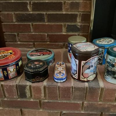 Sale Photo Thumbnail #142: Collection of tins