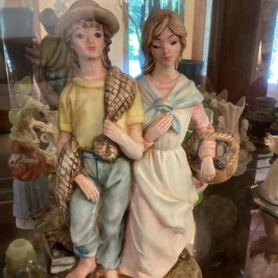 Sale Photo Thumbnail #123: 2 young girls linking arms figurine