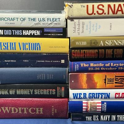 Hardback And Paperback Naval Academy And Other Military Books