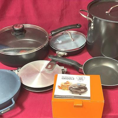 Kitchen Pots And Pans TFal, Perfect Pancake, Green Pan And More