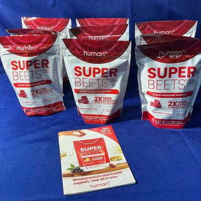 9 Bags Of New Super Beets Heart Chews 