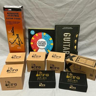CFG Guitar Systems, Straps, Spark Control X, Books, & Stand