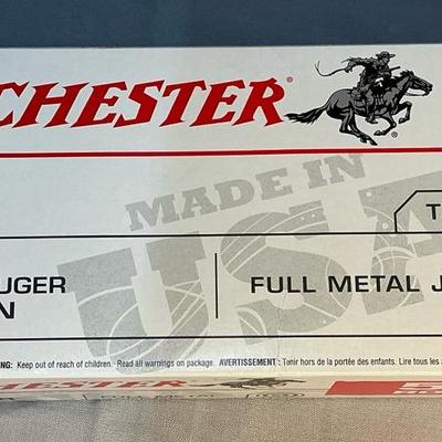 Winchester 9mm Luger 115 Grain Full Metal Jacket Target Ammo 500ct