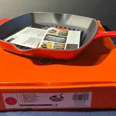 Le Creuset Cerise Square Grill Pan 