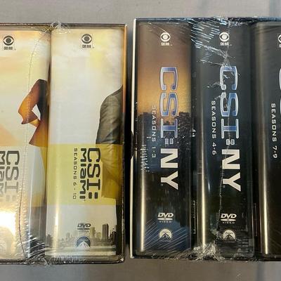 CSI Miami & NY Complete Series DVD Box Sets SEALED