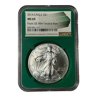 2014-P NGC MS-69 American Silver Eagle 