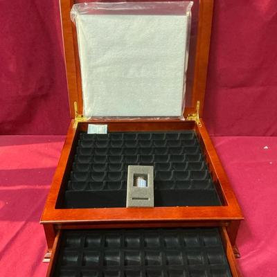 The Danbury Mint Coin Collectors Box With coins 