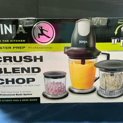 NIB Ninja Master Prep Crush, Blend, Chop Machine 
