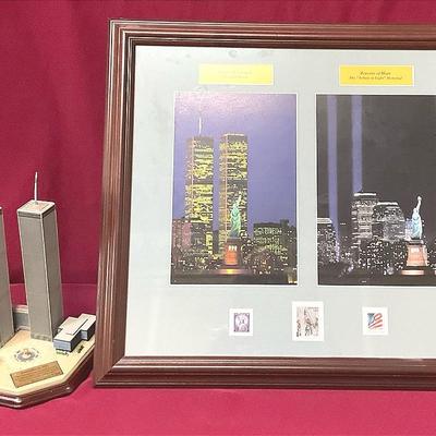 September 11 Commemorative Tribute And Framed Art