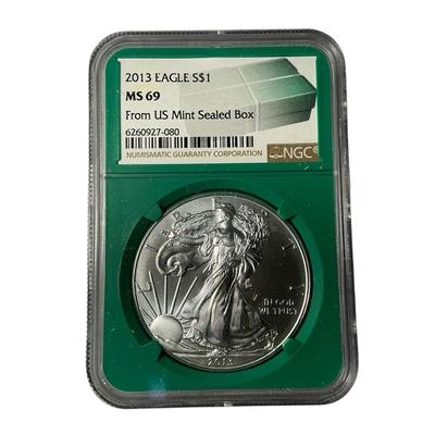 2013 NGC MS-69 American Silver Eagle 