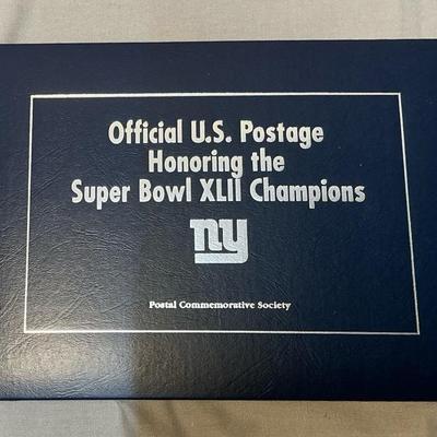 Official US Postage Honoring the Super Bowl XLII Campions NY Giants (CVO737)