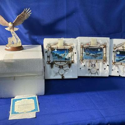 The Bradford Exchange Eagle And Wolf Collectibles 