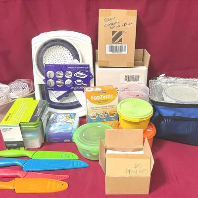 Kitchen Assorted Items, LocknLock, Fitfresh, Tupperware And More