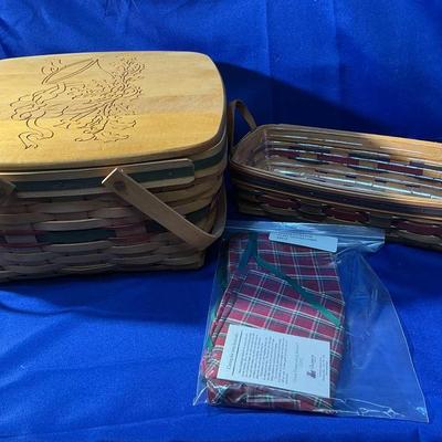 Longaberger Crisco Bread Basket And Homecoming Glad Tidings