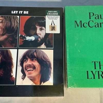 The Beatles Let It be B&N Exclusive, Folio Society Paul McCartney The Lyrics