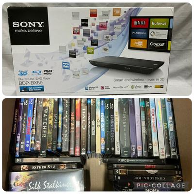 Sony Blu-Ray Player & Blu-Rays/DVDs