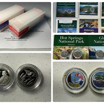 National Park & Uncirculated Quarters 